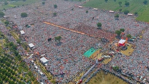 Manoj Jarange Patil Sabha In antarwali sarati