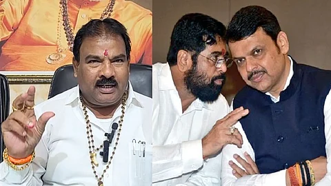 Sanjay Gaikwad, Eknath Shinde and Devendra Fadnavis