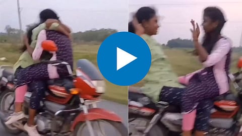 Girl Bike Stunt Viral Video