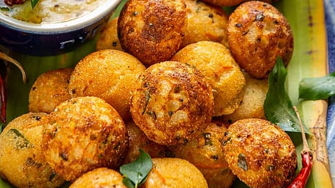 Corn Rava Balls Recipe For Breakfast