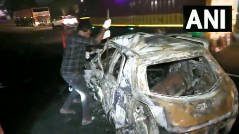 Delhi Jaipur Highway Accident 4 people killed after oil tanker hits vehicles near gurugram