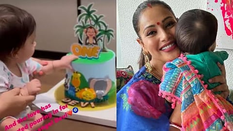Bipasha Basu Daughter 1st Bday