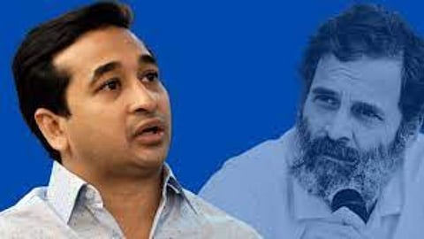nitesh rane criticizes rahul gandhi on panauti word utter to pm modi