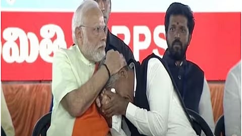 Krishna Madiga Tears PM Narendra Modi