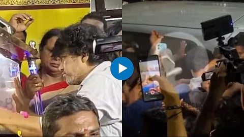 Thalapathy Vijay Hit With Slipper At Vijayakanth Funeral