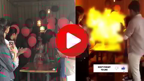 Birthday Cake Fire Stick Blast
