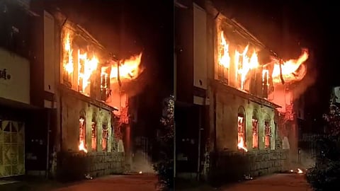 fire broke out in Kasba Peth area building of Pune fire brigade reached spot