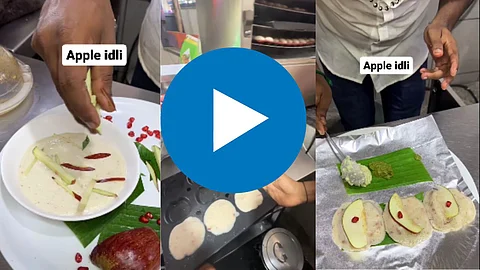 Apple Idli Viral Video