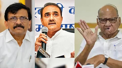 sanjay raut, praful patel and Sharad pawar Maharashtra Political News