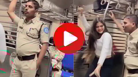 Girl Dance In Local Train