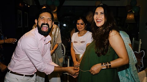 vikrant massey wife sheetal thakur baby shower