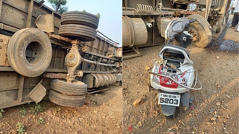Ahmednagar Sambhaji Nagar highway Accident