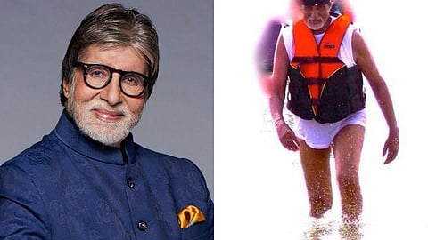 Amitabh Bachchan's Swimming Look