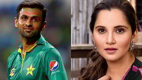 Shoaib malik with sania mirza