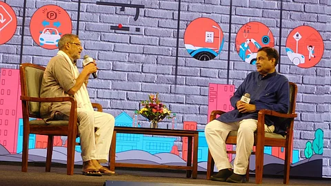 Nana Patekar and Nitin Gadkari