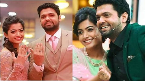 rashmika mandanna and rakshit shetty