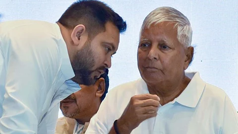 Lalu prasad yadav and tejaswi yadav