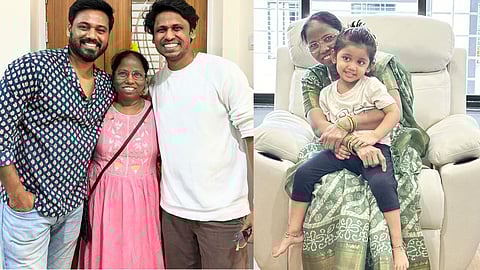 Prithvik Pratap With Mother