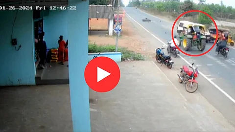 Odisha SUV Accident CCTV Footage