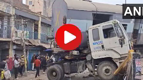 Truck Carrying Train