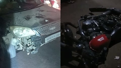 Pune Car-Bikes Accident News