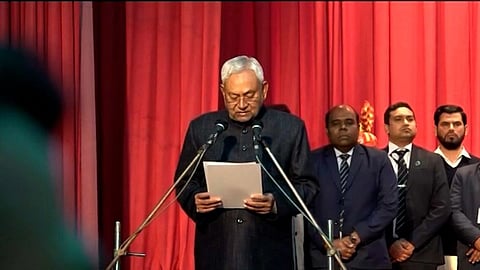 Nitish Kumar Takes Oath As Bihar Chief Minister