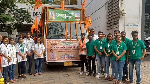 generic medicines truck sent from thane to ayodhya ram mandir