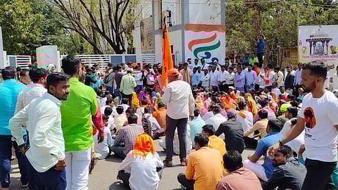 sakal maratha samaj andolan in dharashiv