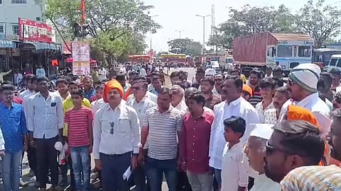 police charged maratha samaj members in latur