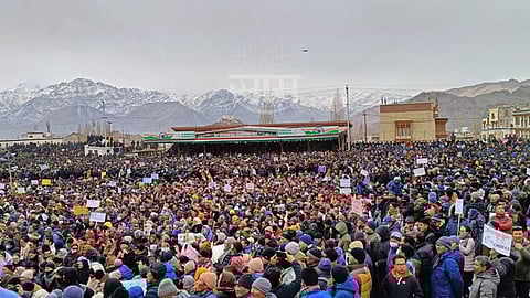 Protest in Ladakh