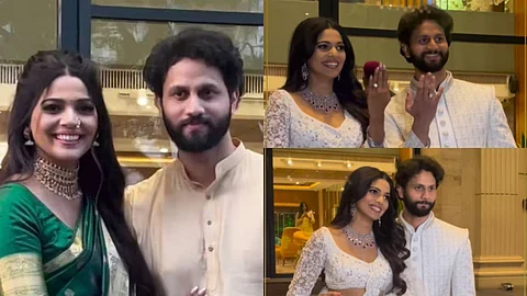 Pooja Sawant And Siddhesh Chavhan Engagement Photos