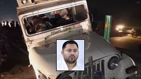 Tejashwi Yadav Car Accident