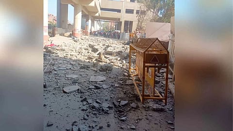 Delhi Metro Slab Collapses In Gokalpuri Area Rescue Going On