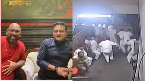 abhishek ghosalkar cctv video