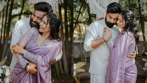 Titeeksha Tawde And Siddharth Bodke Engagement