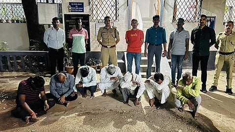 lonavala police arrests nine in gambling case