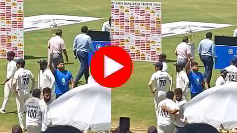 shreyas iyer celebrated his victory of mumbai ranji team by dancing on puneri dhol video viral