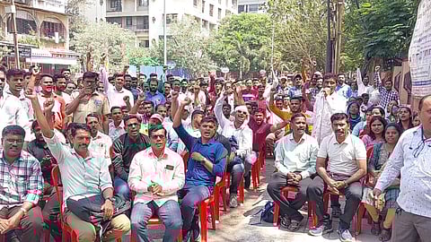 msedcl contractual workers indefinite strike in kalyan