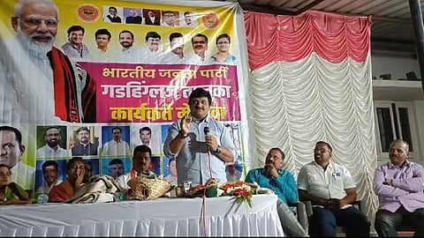 gadhinglaj bjp karyakarta opposes shivsena mp sanjay mandlik candidate to contest election in kolhapur lok sabha constituency