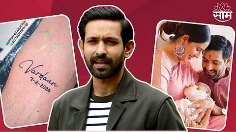 Vikrant Massey  Tattooed Son Name Vardaan