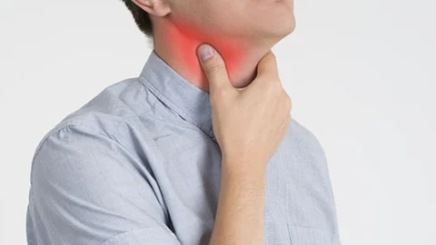 Leech Stuck in Throat