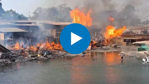 Bhatsa Riverside Hotel Catch fire
