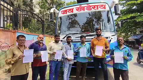 bus drivers and owners demands parking place in kalyan west