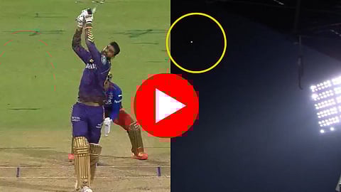 RCB vs KKR IPL 2024 Venkatesh iyer hits 106 meter long six video viral