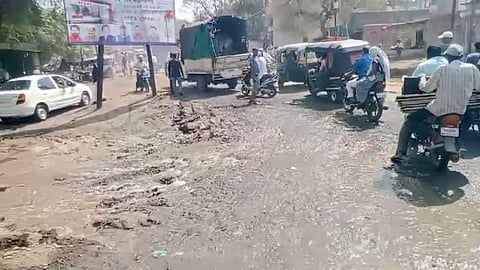water logged in malegaon
