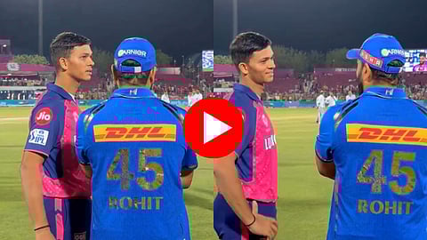 शतक झळकावल्यानंतर यशस्वी अन् रोहितमध्ये काय चर्चा झाली? ऐका मजेशीर संवाद -Video