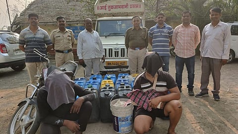 illegal liquor worth rupees 2 lakhs seized in pune two arrested
