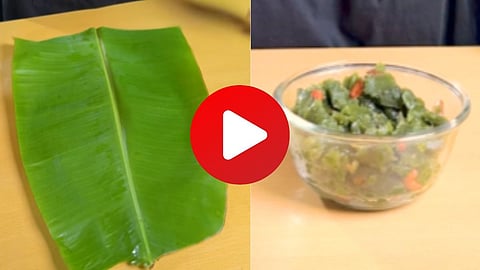 Banana Leaf Halwa