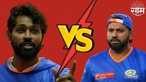 hardik pandya vs rohit sharma