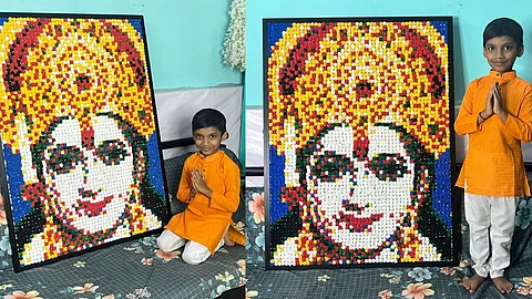 Ram Navami 2024: रुप तुझे मनोहर, दिसते किती विलोभनीय...; रामनवमी निमित्त बालकलाकराने साकारले प्रभू श्री रामाचे विश्वविक्रमी पोर्ट्रेट